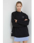 adidas by Stella McCartney bluză trening culoarea negru neted - Pled.ro