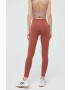 adidas by Stella McCartney colanti femei culoarea maro neted - Pled.ro