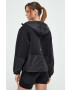 adidas by Stella McCartney geaca sport culoarea negru de tranzitie oversize - Pled.ro