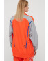 adidas by Stella McCartney geaca sport H59949 culoarea portocaliu de tranzitie oversize - Pled.ro