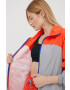 adidas by Stella McCartney geaca sport H59949 culoarea portocaliu de tranzitie oversize - Pled.ro