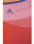 adidas by Stella McCartney leggins de antrenament femei culoarea portocaliu modelator - Pled.ro