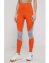 adidas by Stella McCartney leggins de antrenament HD9109 femei culoarea portocaliu modelator - Pled.ro