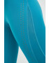 adidas by Stella McCartney leggins de antrenament TruePurpose Optime culoarea turcoaz neted - Pled.ro