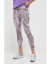 adidas by Stella McCartney leggins de antrenament TruePurpose Optime culoarea violet modelator - Pled.ro