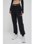 adidas by Stella McCartney pantaloni de trening HC1431 femei culoarea negru neted - Pled.ro