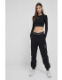 adidas by Stella McCartney pantaloni de trening HC1431 femei culoarea negru neted - Pled.ro