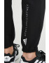 adidas by Stella McCartney pantaloni de trening femei culoarea negru neted - Pled.ro