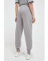 adidas by Stella McCartney pantaloni de trening culoarea gri neted - Pled.ro