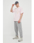 adidas by Stella McCartney tricou din bumbac culoarea roz cu imprimeu - Pled.ro