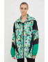 adidas by Stella McCartney windbreaker culoarea verde de tranzitie oversize - Pled.ro