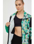 adidas by Stella McCartney windbreaker culoarea verde de tranzitie oversize - Pled.ro