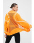 adidas by Stella McCartney windbreaker TruePace culoarea portocaliu de tranzitie oversize - Pled.ro