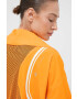 adidas by Stella McCartney windbreaker TruePace culoarea portocaliu de tranzitie oversize - Pled.ro