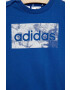 adidas compleu copii culoarea albastru marin - Pled.ro