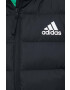 adidas geaca barbati culoarea negru de tranzitie - Pled.ro