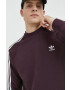 adidas Originals bluza barbati culoarea violet cu imprimeu - Pled.ro