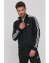 adidas Originals Bluză H09112 bărbați culoarea negru cu imprimeu H09112-BLACK - Pled.ro