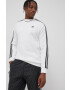 adidas Originals Bluză HE9483 bărbați culoarea alb material neted - Pled.ro