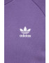 adidas Originals bluza barbati culoarea violet cu imprimeu - Pled.ro