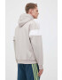 adidas Originals bluza barbati culoarea bej cu glugă modelator - Pled.ro