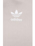 adidas Originals bluza barbati culoarea bej cu glugă modelator - Pled.ro