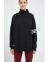 adidas Originals bluza femei culoarea negru cu imprimeu - Pled.ro