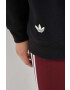 adidas Originals bluza femei culoarea negru cu imprimeu - Pled.ro