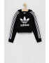 adidas Originals Bluză copii H32337 culoarea negru cu imprimeu - Pled.ro