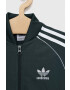 adidas Originals bluza copii culoarea verde cu imprimeu - Pled.ro