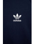 adidas Originals bluza copii culoarea albastru marin cu glugă cu imprimeu - Pled.ro