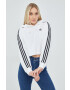 adidas Originals bluză HN5884 femei culoarea alb cu imprimeu HN5884-WHITE - Pled.ro