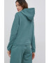 adidas Originals bluza Trefoil Moments HE4733 femei culoarea turcoaz neted - Pled.ro