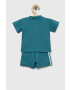 adidas Originals compleu bebe culoarea turcoaz - Pled.ro