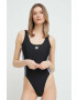 adidas Originals costum de baie dintr-o bucată ADICOL 3S SUIT culoarea negru cupa moale HS5391-BLACK/WHIT - Pled.ro