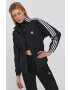 adidas Originals geaca barbati culoarea gri de tranzitie oversize - Pled.ro