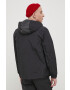 adidas Originals geaca femei culoarea gri de tranzitie oversize - Pled.ro