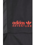 adidas Originals geaca femei culoarea gri de tranzitie oversize - Pled.ro