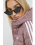 adidas Originals geaca femei culoarea roz de tranzitie - Pled.ro