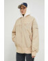 adidas Originals geaca bomber femei culoarea bej de tranzitie - Pled.ro