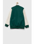 adidas Originals geaca bomber pentru copii culoarea verde - Pled.ro