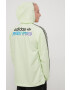 adidas Originals geaca HF4865 barbati culoarea verde de tranzitie oversize - Pled.ro