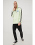 adidas Originals geaca HF4865 barbati culoarea verde de tranzitie oversize - Pled.ro