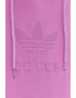 adidas Originals hanorac de bumbac barbati culoarea roz cu imprimeu - Pled.ro