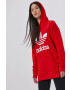 adidas Originals hanorac de bumbac barbati culoarea galben cu imprimeu - Pled.ro