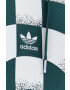 adidas Originals hanorac de bumbac barbati culoarea verde cu glugă cu imprimeu - Pled.ro