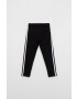 adidas Originals Leggins copii H25256 culoarea negru cu imprimeu - Pled.ro