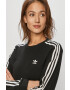 adidas Originals longsleeve femei culoarea negru - Pled.ro