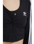 adidas Originals longsleeve Button Long Sleeve Tee femei culoarea negru IC5473-BLACK - Pled.ro