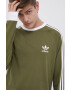 adidas Originals longsleeve din bumbac HC2126 culoarea alb cu imprimeu HC2126-WHT/MLTC - Pled.ro